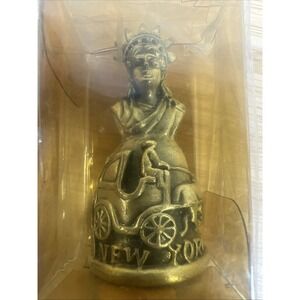 Jay Joshua Brass Statue of‎ Liberty New York Thimble THP05 w Box